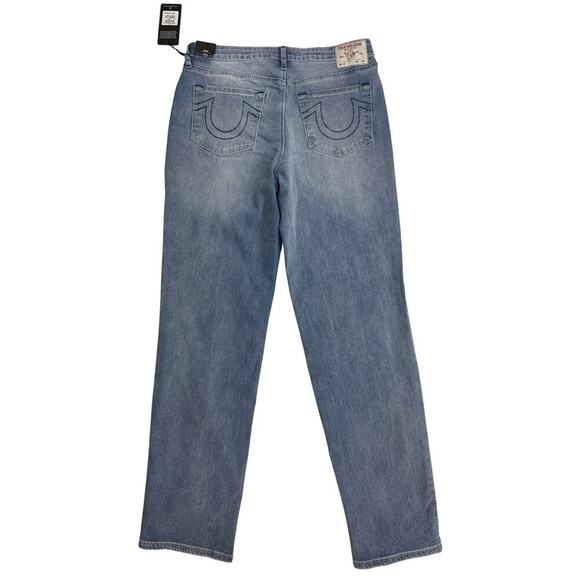 True Religion NWT 32x34 Sarah High Rise Straight Jeans - Picture 6 of 6